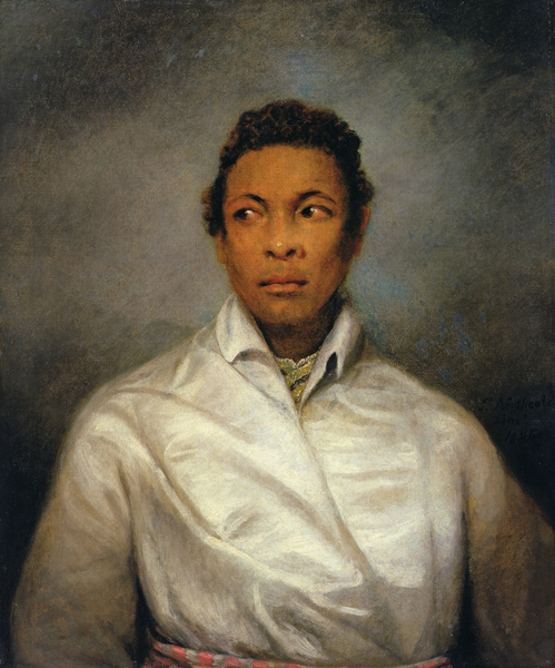 Othello, The Moor of Venice, 1826 (oil on canvas), Northcote, James (1746-1831) / English, Manchester Art Gallery, UK, 76.2x63.5 cms, sitter almost certainly actor Ira Aldridge (1807-67) who was known as African Roscius; played part in Manchester in 1827; Senegalese American naturalised in Britain; © Manchester Art Gallery / Bridgeman Images
