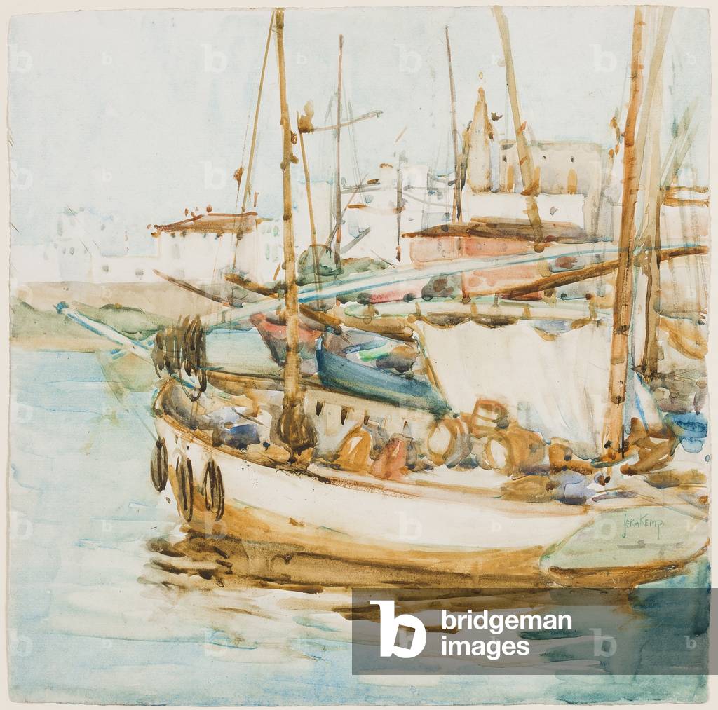 St Tropez, c.1905 (w/c on paper)