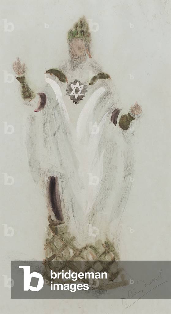 The High Priest (pencil & watercolour on paper)