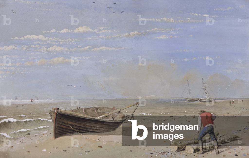 Near Forres (w/c & gouache on paper) 