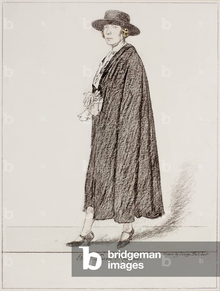 Mrs Laura Knight, c.1925 (charcoal, w/c & ink on paper)