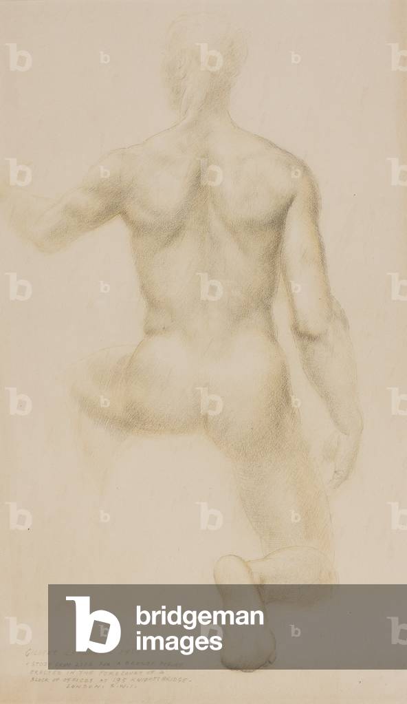 The Seer, 1955 (pencil & crayons on paper)