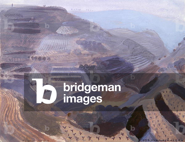 Kathikas, Cyprus, 1984 (w/c & gouache)