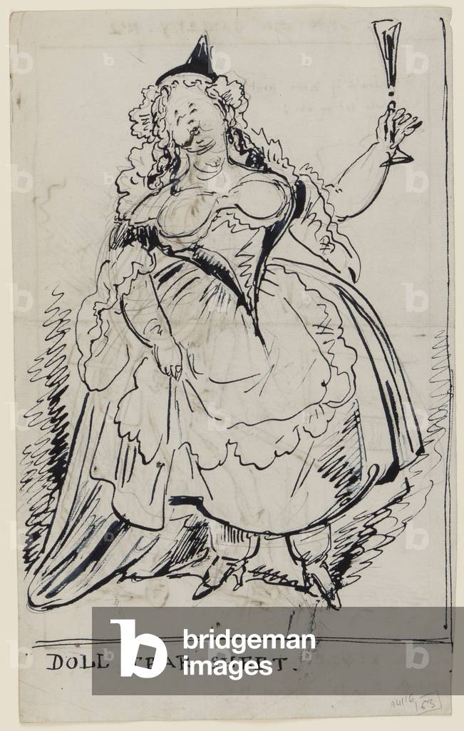 Doll Tear Sheet, c.1825 (pen & ink on paper)