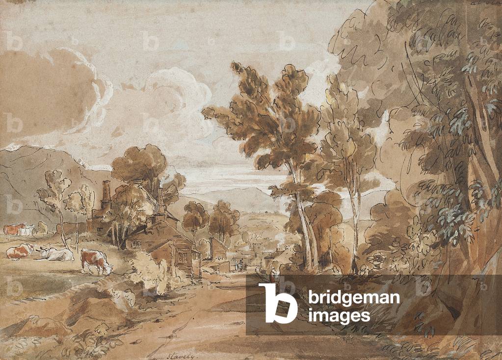 Staveley (w/c on paper)