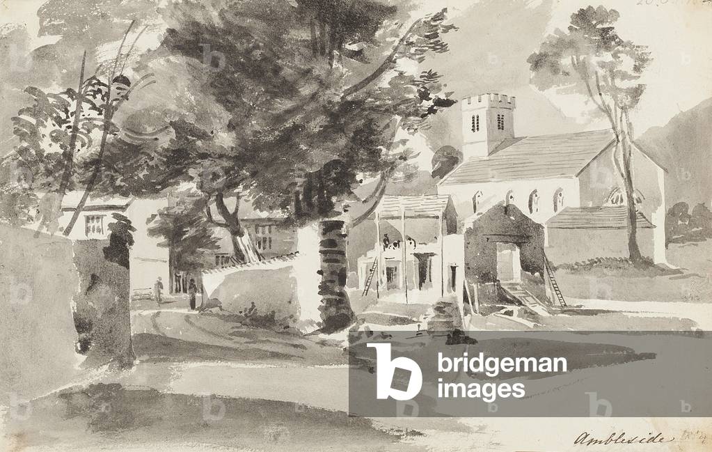 St Ann's Church, Ambleside, 1814 (w/c on paper)