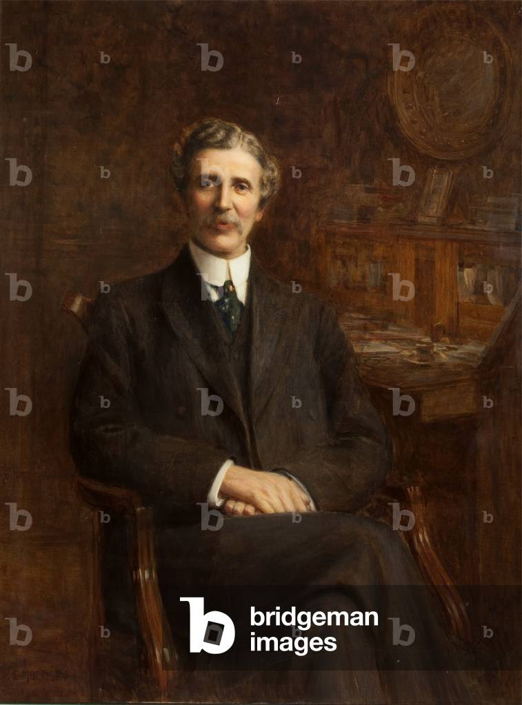 William Haworth, Seated (oil on canvas)