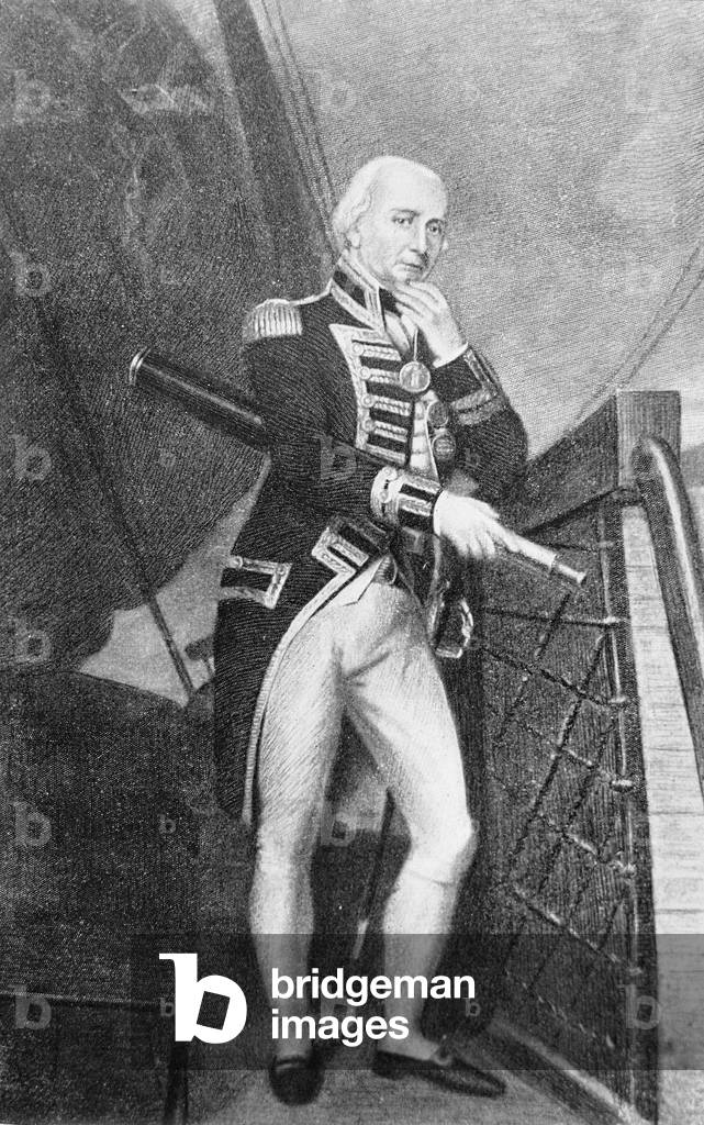 Admiral Lord Collingwood (1750-1810) (litho)