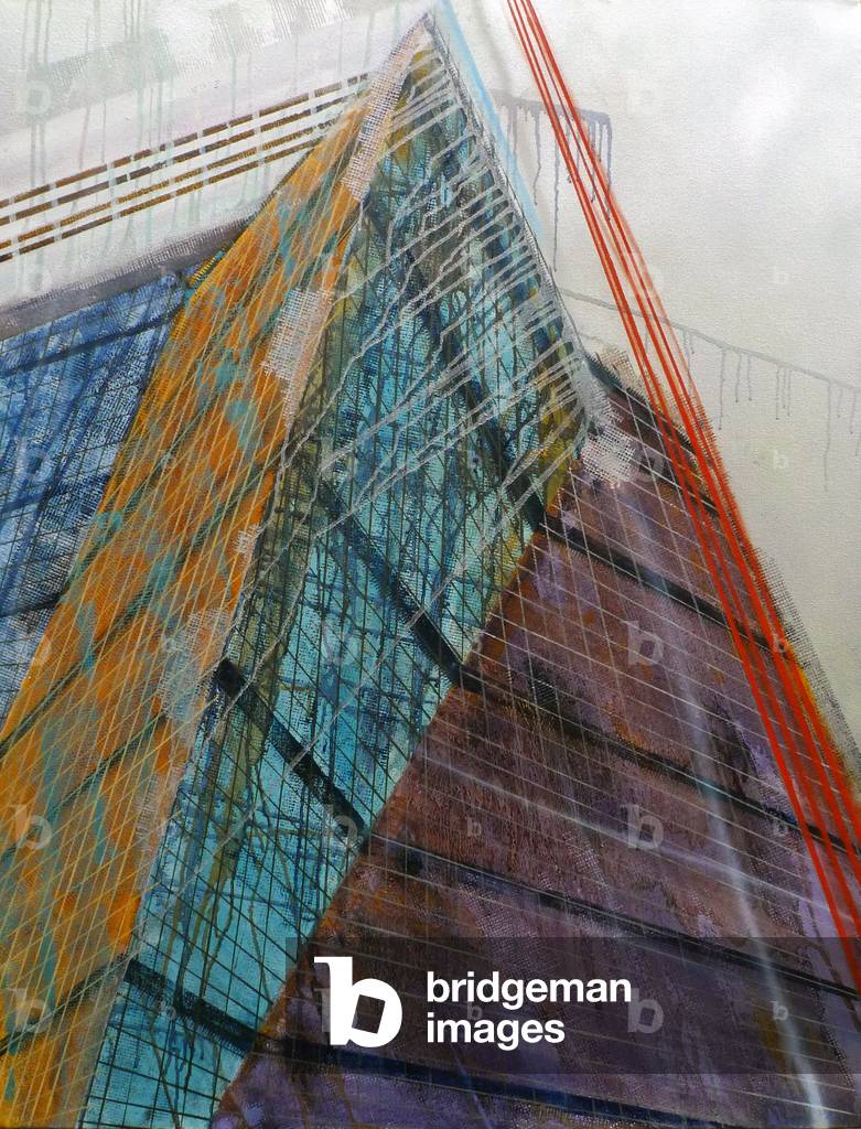 Metastructure VII, 2016 (oil on canvas)