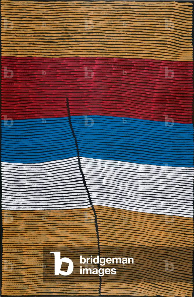 Bushfire dreaming, 2003 (synthetic polymer on canvas)