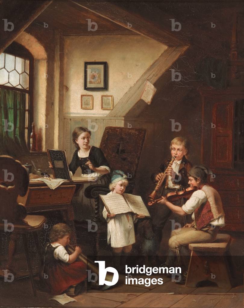 Concerto per bambini, c.1881 (olio su tela)