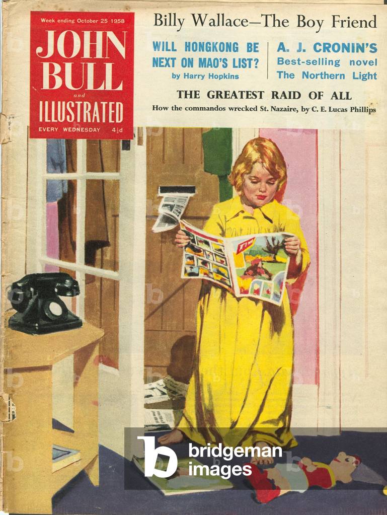 Front cover of 'John Bull', October 1954 (colour litho)