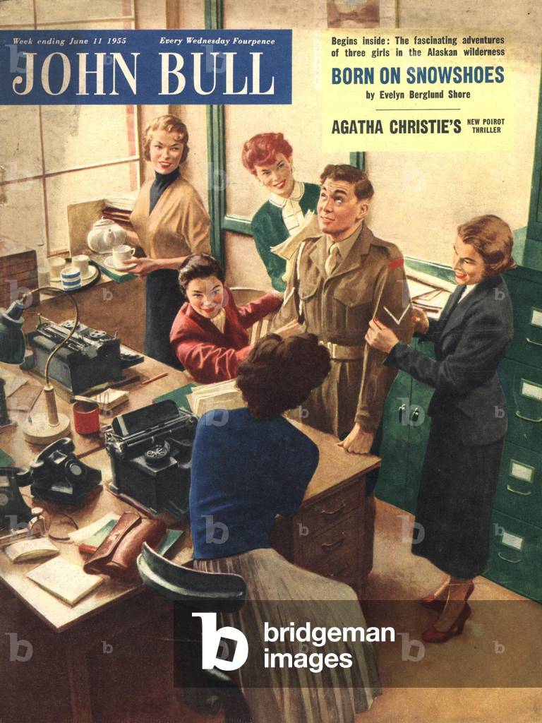 Front cover of 'John Bull', June 1955 (colour litho)