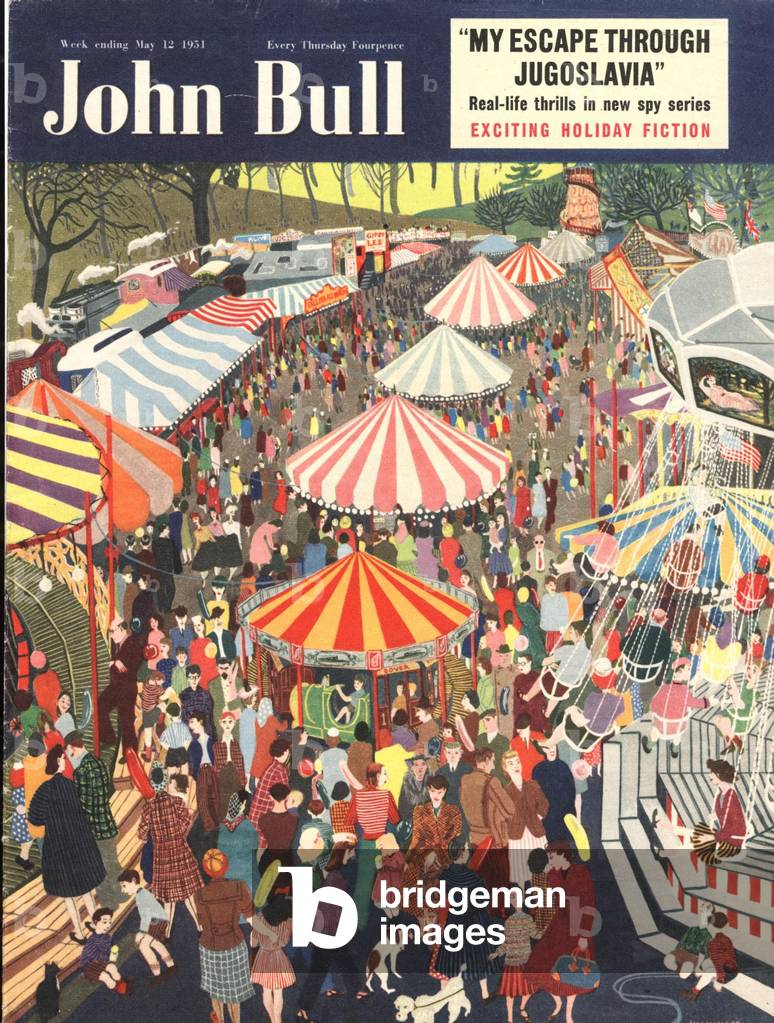 Front cover of 'John Bull', May 1951 (colour litho)