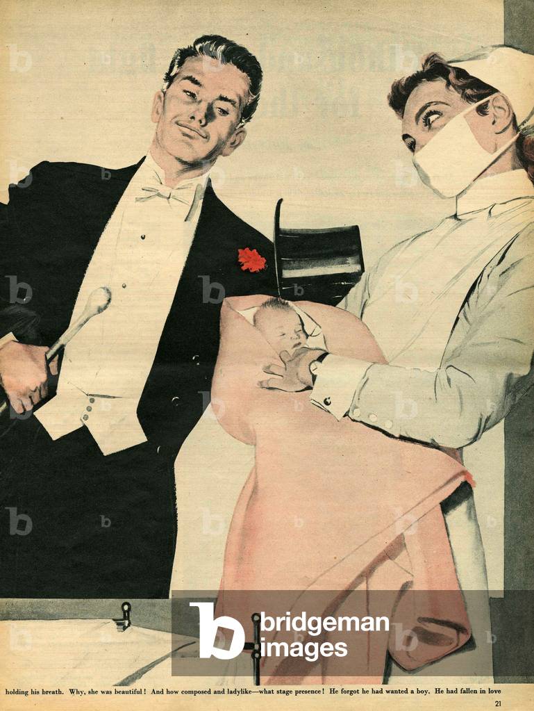 Illustration von 'John Bull', 1955 (Farblitho)