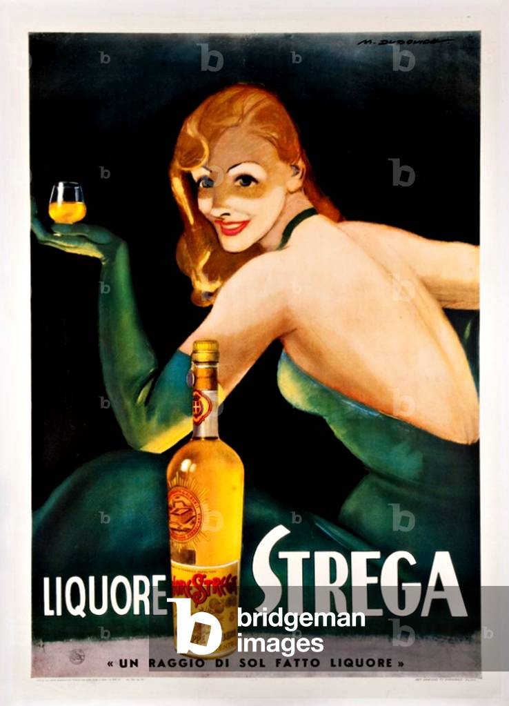 Poster for Liquore Strega, 1950s (colour litho)