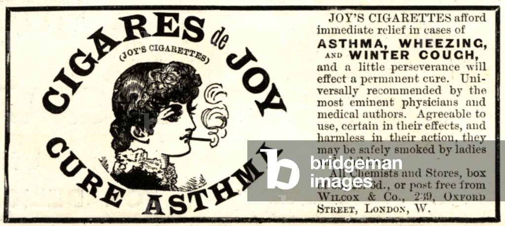 Advertisement for 'Cigares de Joy (Joy's Cigarettes)', 1890s (litho)