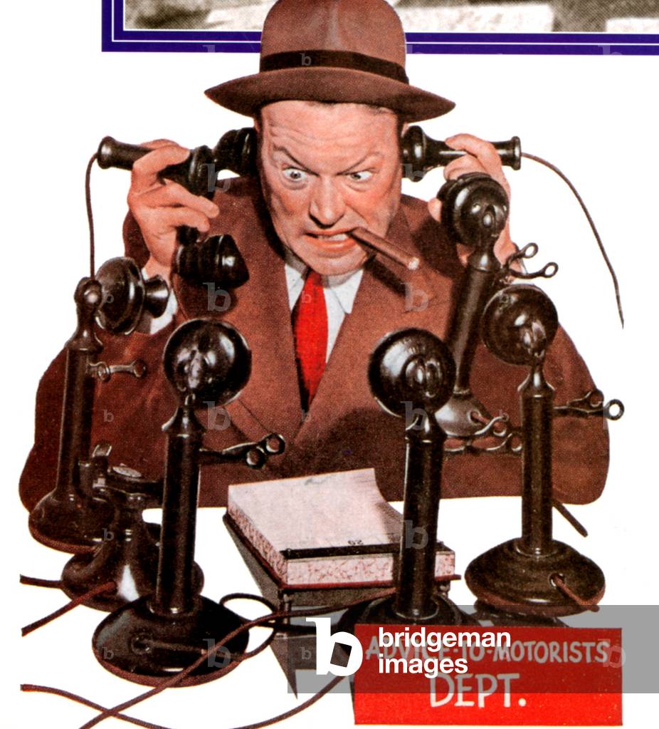 Bell system magazine plate (colour litho)