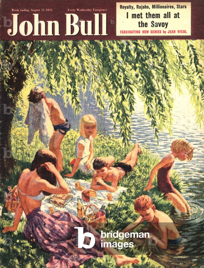 Front cover of 'John Bull', August 1951 (colour litho)