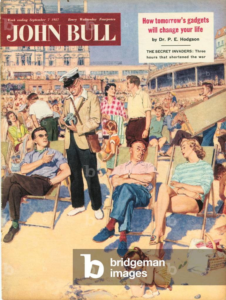 Front cover of 'John Bull', September 1957 (colour litho)