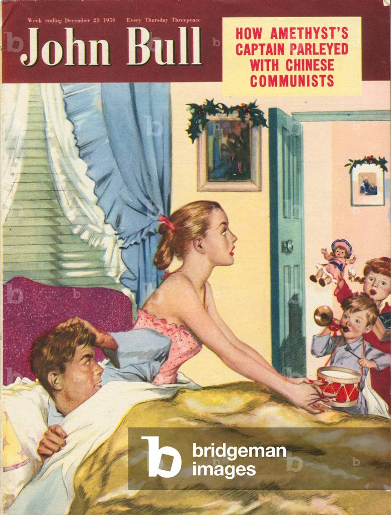Front cover of 'John Bull', December 1950 (colour litho)