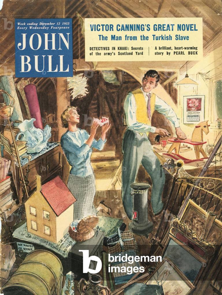 Front cover of 'John Bull', December 1953 (colour litho)