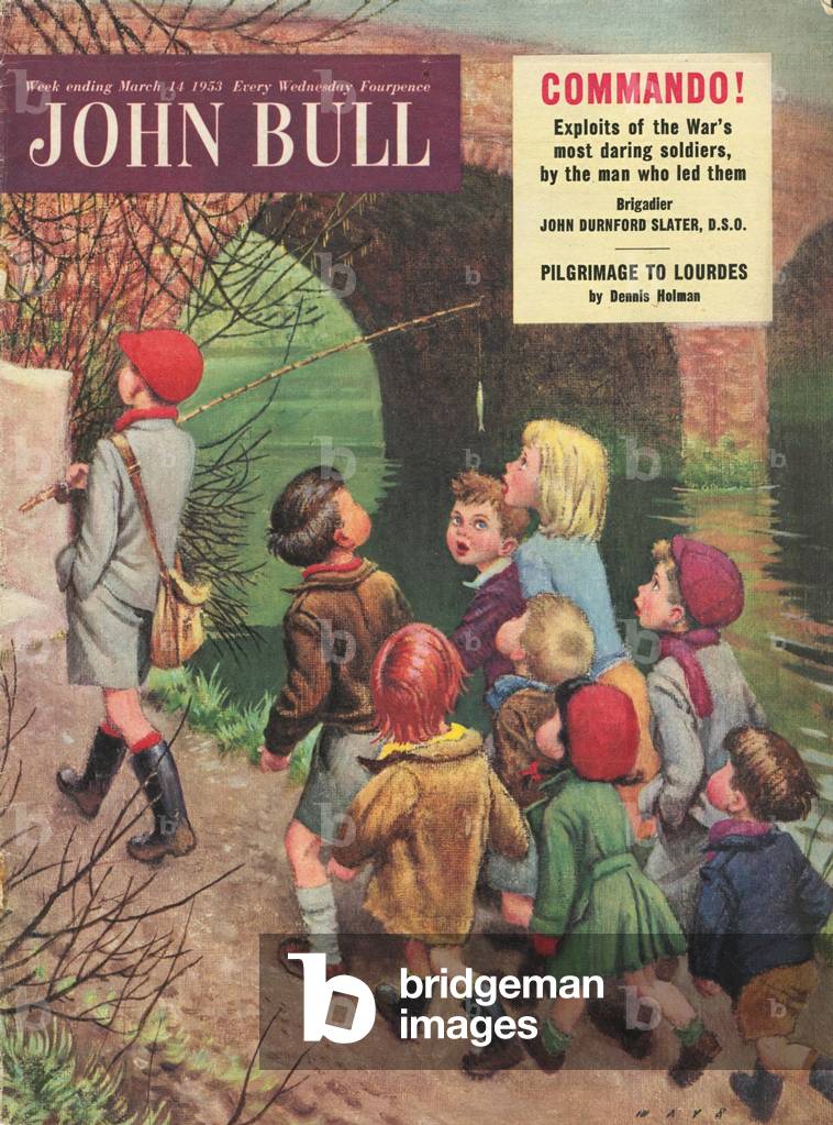 Front cover of 'John Bull', March 1953 (colour litho)