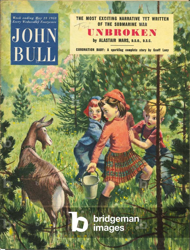 Front cover of 'John Bull', May 1953 (colour litho)