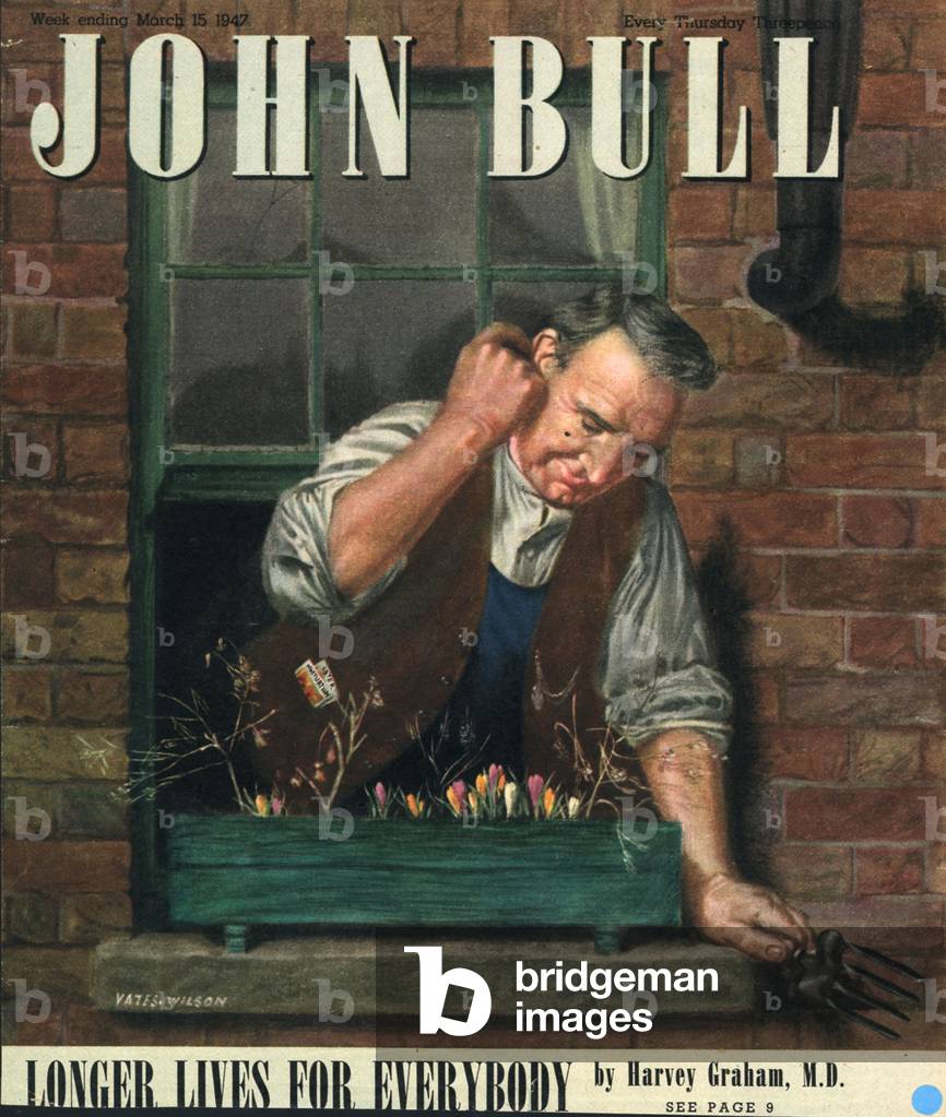 Front cover of 'John Bull', March 1947 (colour litho)