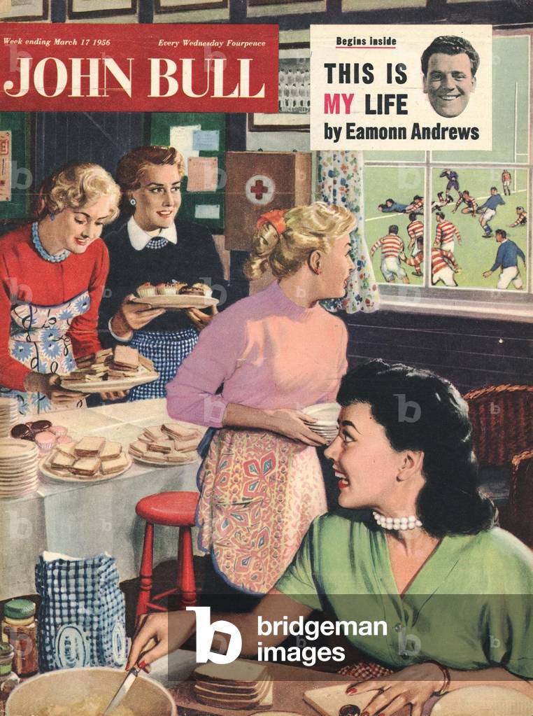 Front cover of 'John Bull', March 1956 (colour litho)