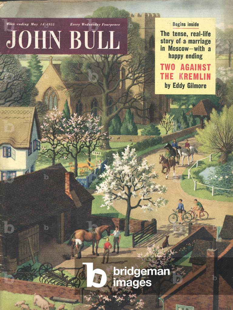 Front cover of 'John Bull', May 1955 (colour litho)