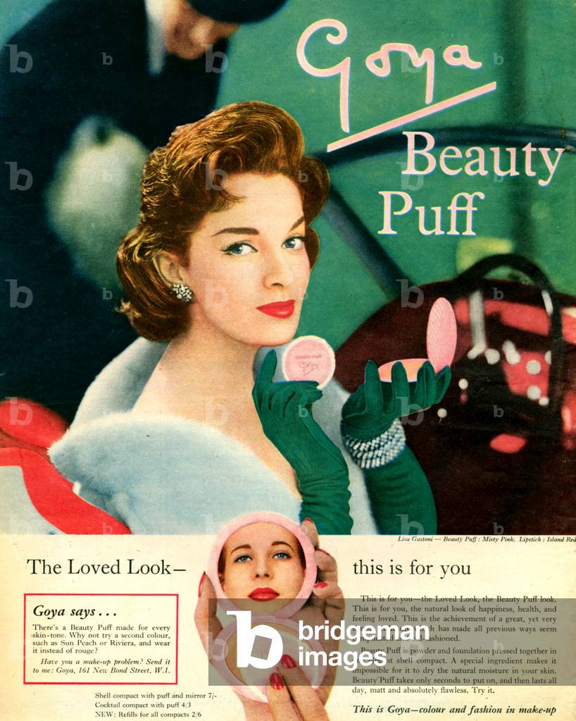 Goya Magazine Advert, 1950s (colour litho)