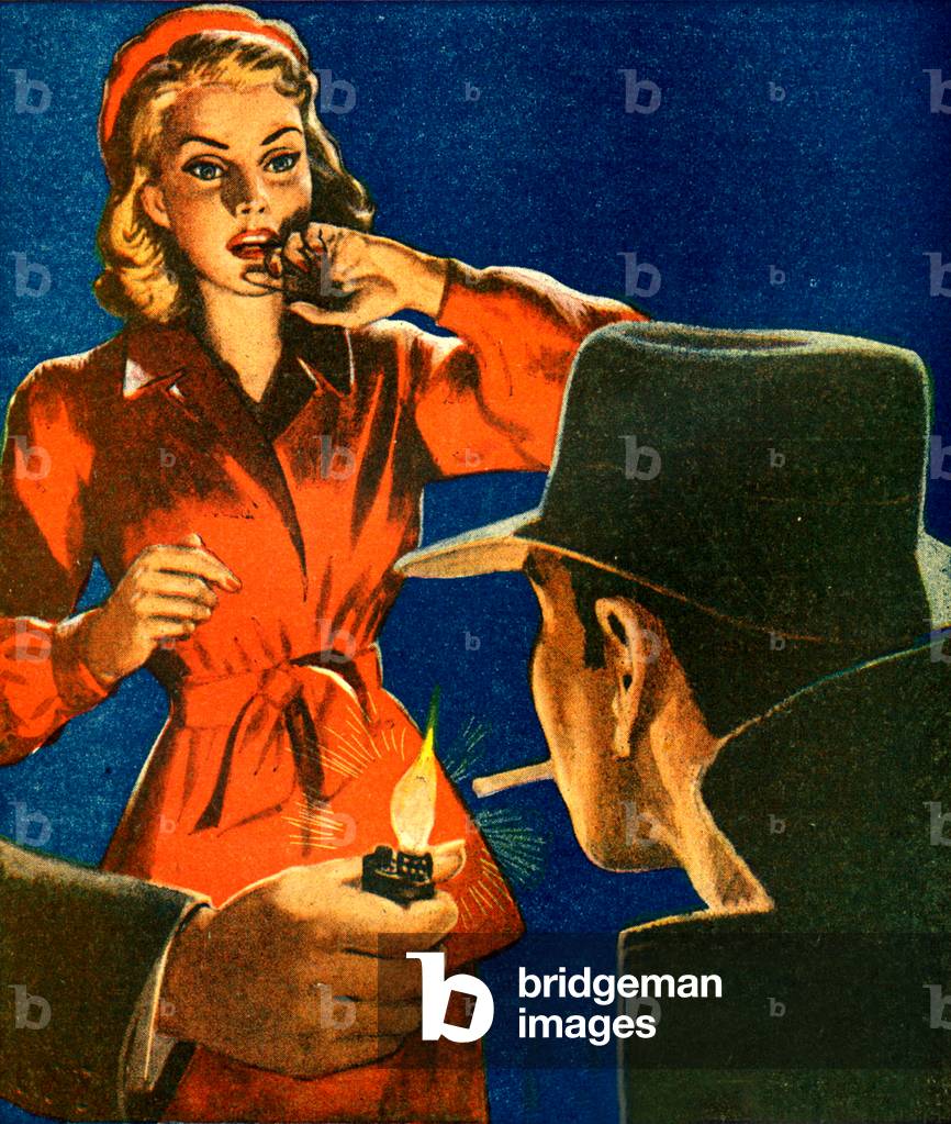 Magazine illustration, 1950 (colour litho)