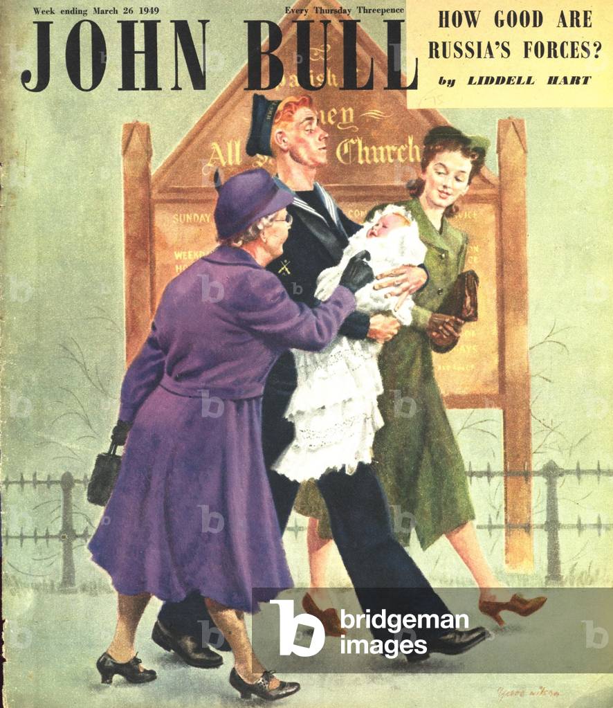 Front cover of 'John Bull', March 1949 (colour litho)
