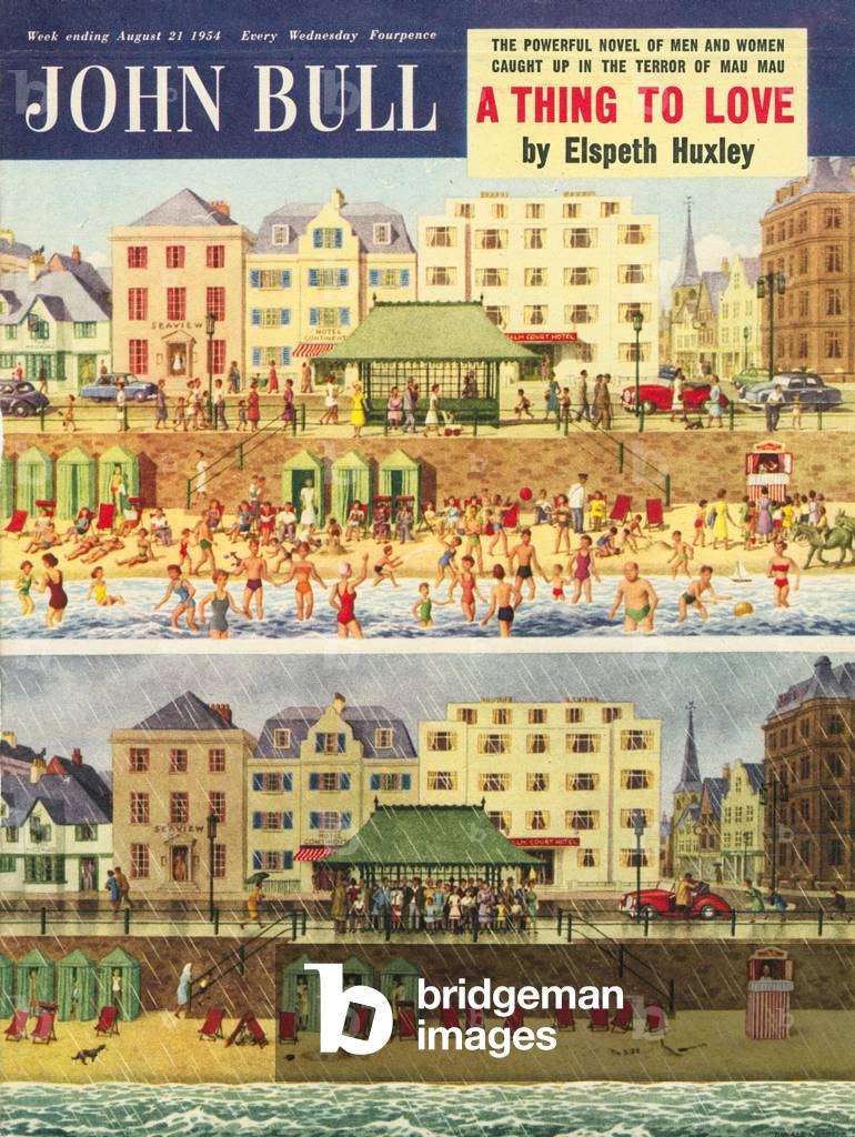 Front cover of 'John Bull', August 1954 (colour litho)