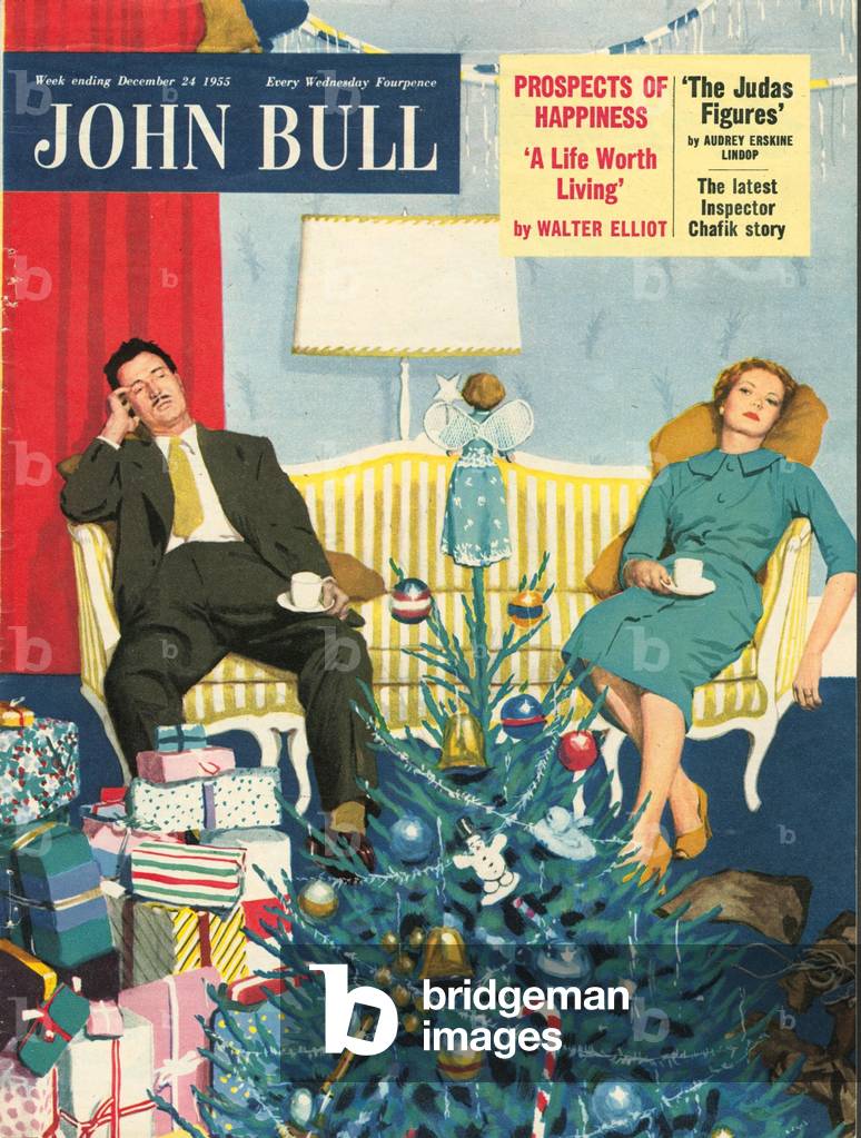 Front cover of 'John Bull', December 1955 (colour litho)