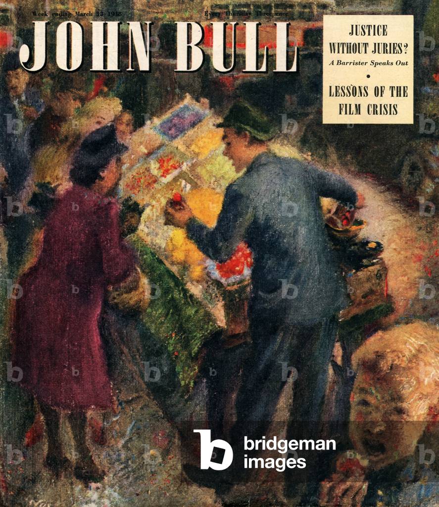 Front cover of 'John Bull', March 1948 (colour litho)