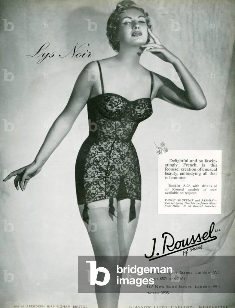 J. Roussel Magazine Advert, 1950s (litho)