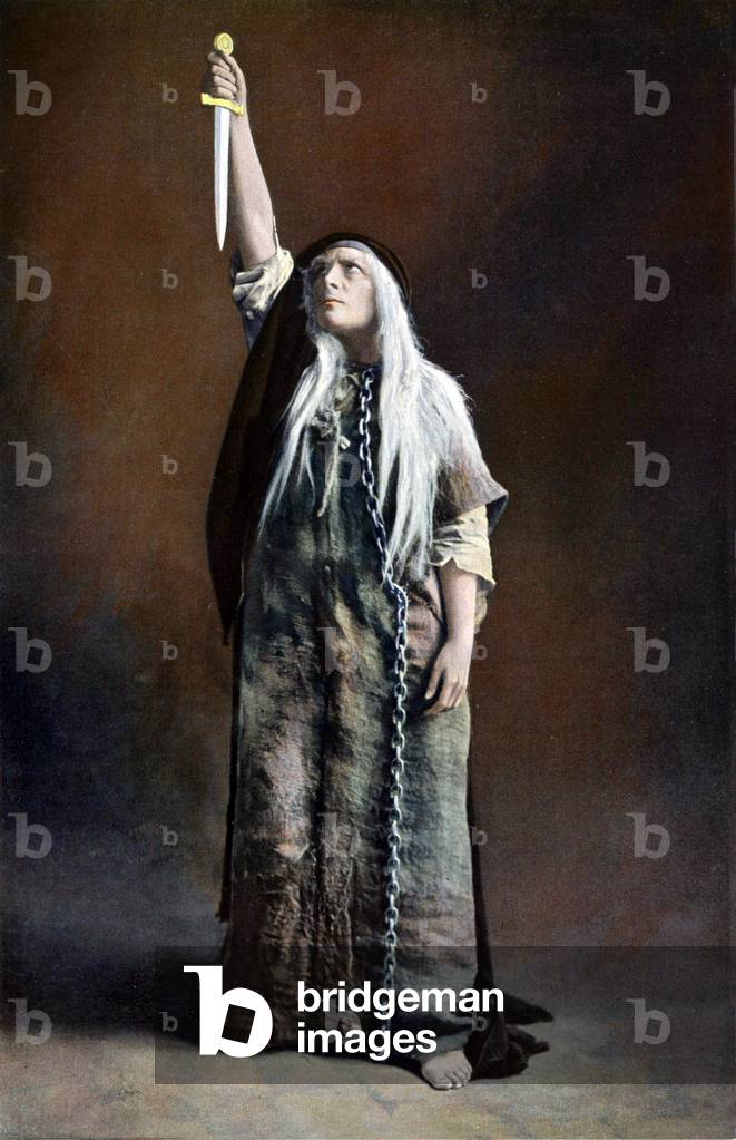 Illustration from 'Le Theatre' magazine, 1900s (colour litho)