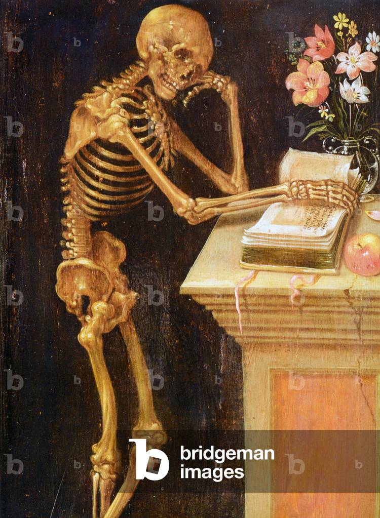 Skeletons, Book Plate (colour litho)