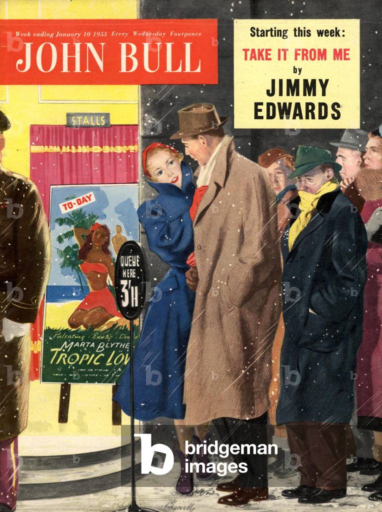 Front cover of John Bull, January 1953 (colour litho)