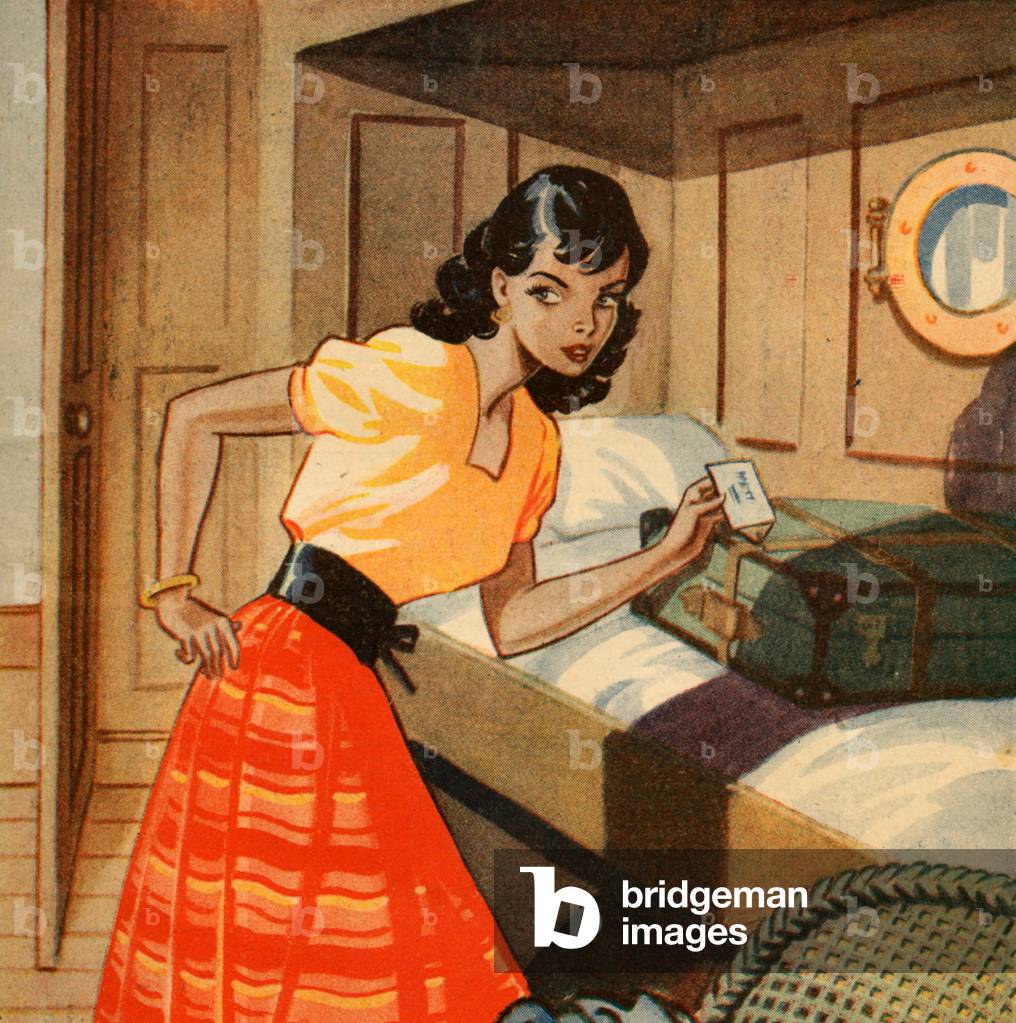 Magazine illustration, 1950 (colour litho)