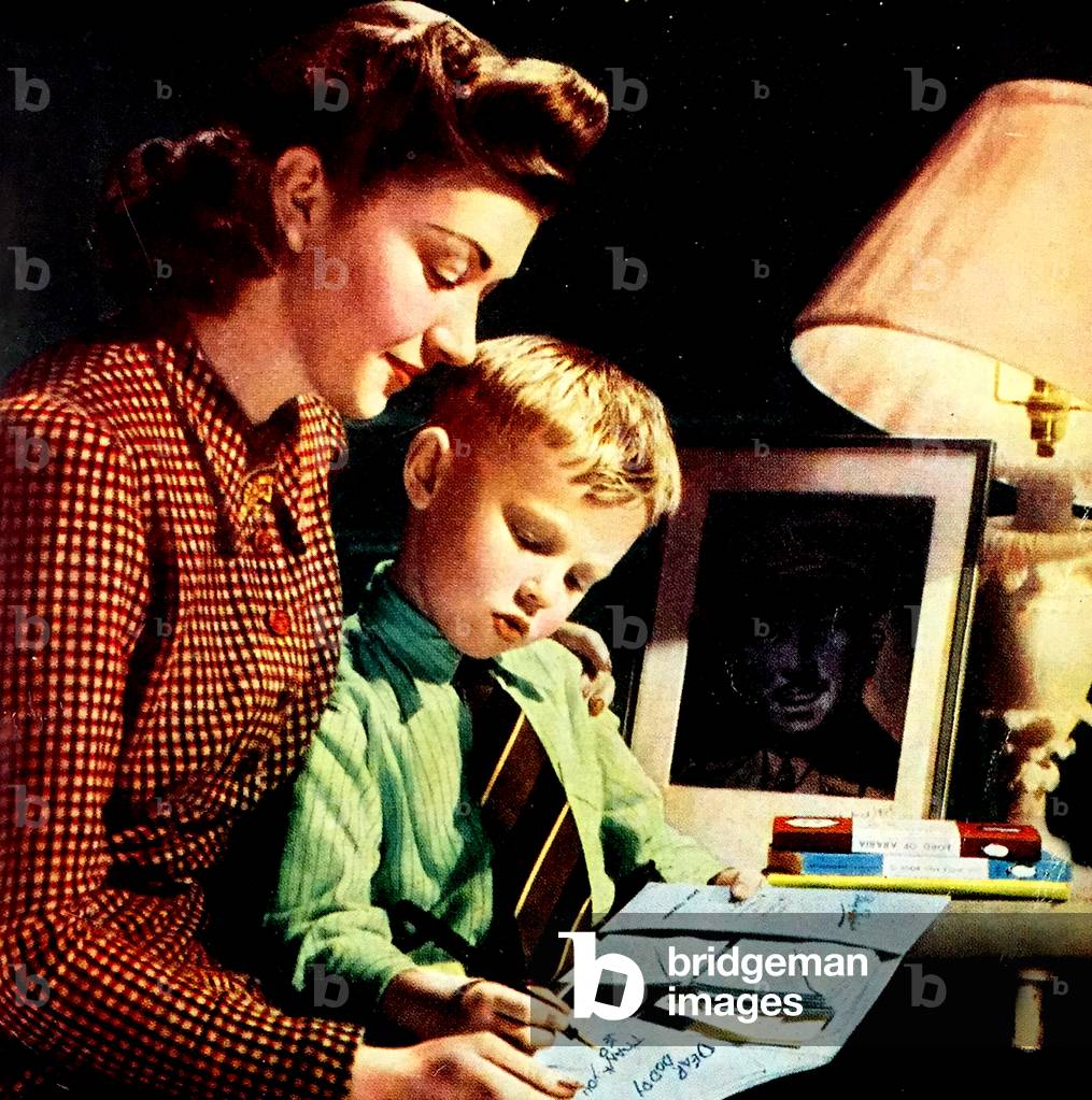 Housewife Magazine cover (detail), 1941 (colour litho)