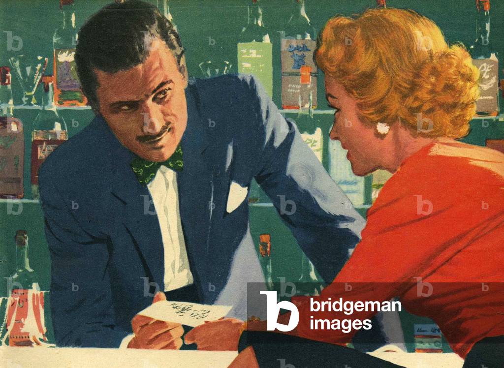 Illustration from 'John Bull', 1956 (colour litho)