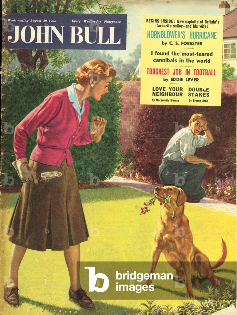 Front Cover of 'John Bull', August 1958 (colour litho)