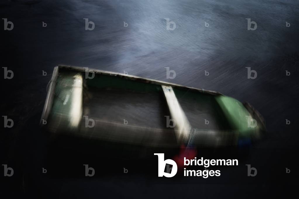 Row boat sinking, 2020 (digital photograph)