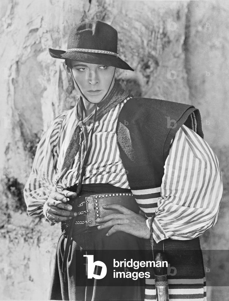 Rudolph Valentino, as Don Alonzo Castro, in the silent film, 'A Sainted Devil', 1924 (photo)