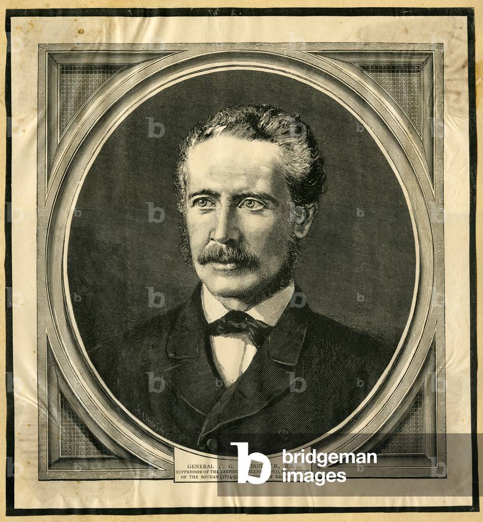 General Charles George Gordon (1833-85) (engraving)