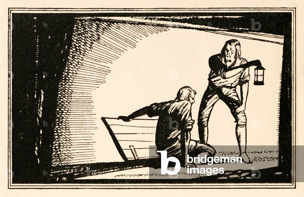 Illustration of Guy Fawkes from 'The Fifth Of November' by L.A.G. Strong