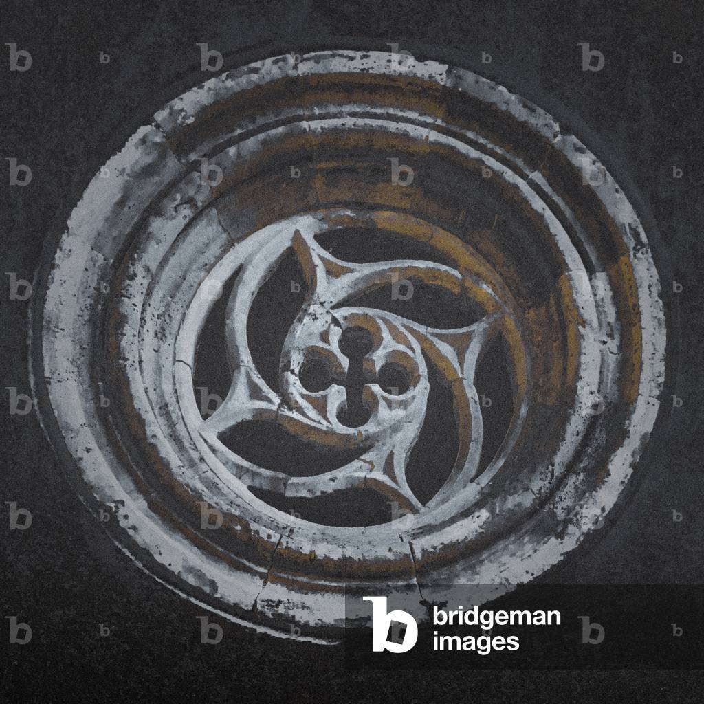 Window on the Square; 2017 (hand repainted photograph)